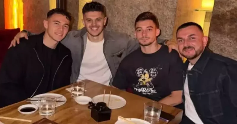 Asslani, Rashica ve Muçi akşam yemeğinde