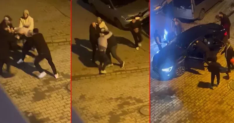 Sultangazi de trafik tartışmasında aracından inen sürücüyü mahalleliler darbetti