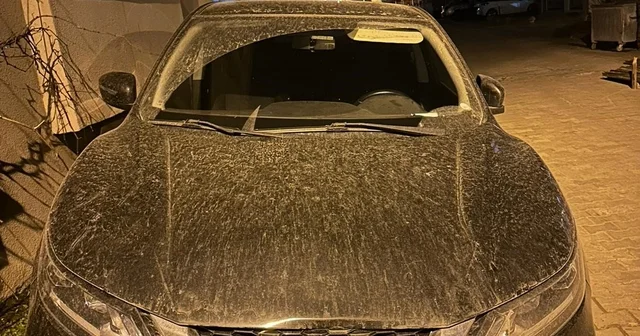 Muratlı da çamur yağışı araçları kapladı Tekirdağ Haberleri