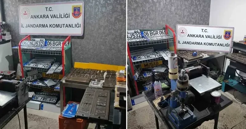 Ankara’da resmi belgede sahtecilik: Piyasa değeri 2 milyon 450 bin lira Ankara Haberleri