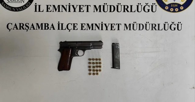 Samsun da silahlı yaralama şüphelisi yakalandı Samsun Haberleri