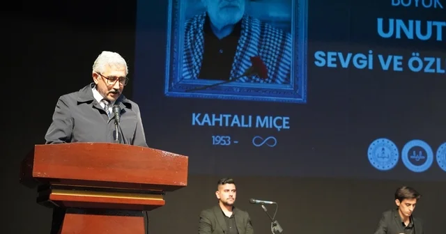 Usta Sanatçı Kahtalı Mıçe şarkılarıyla anıldı Adıyaman Haberleri