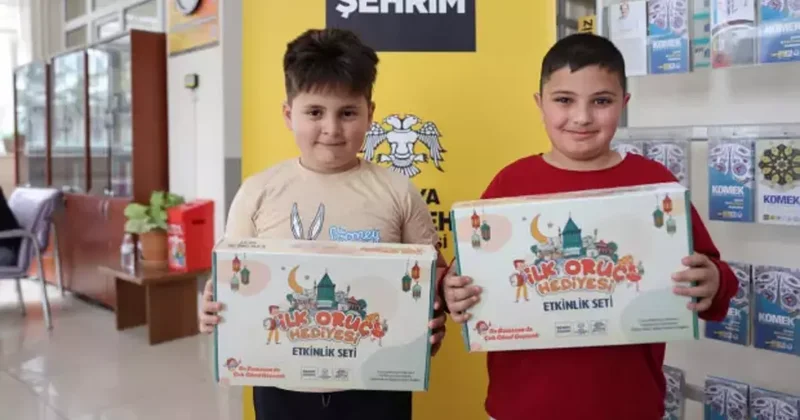 Konya Büyükşehir den çocuklara ilk oruç hediyesi