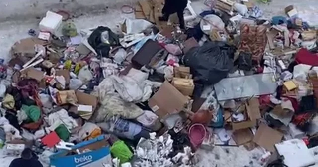 Evden tonlarca çöp çıktı Erzurum Haberleri