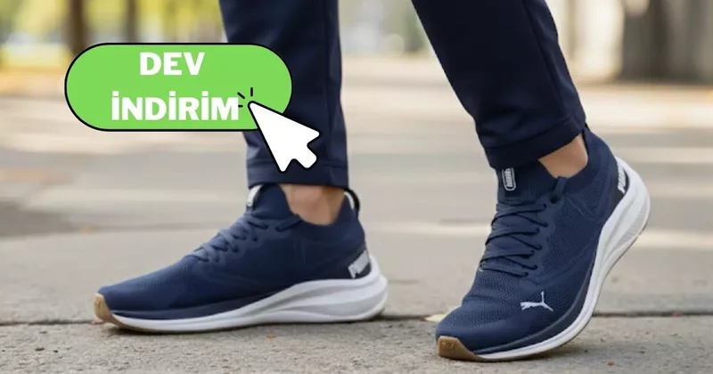 Hafif ve şık: Puma ayakkabıda kaçırılmayacak büyük fırsat başladı