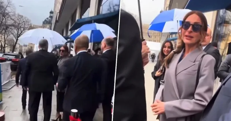 Aliyev in eşinden gazeteciye: Siz kadın kıyafetiyle büyükelçilikte saklanan kişi değil misiniz? Sözcü Gazetesi