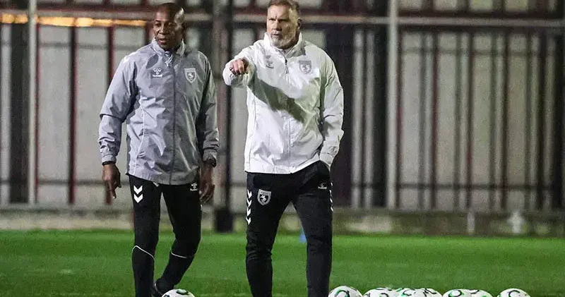 Samsunspor, Thorsten Fink ile ilk antrenmanına çıktı