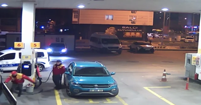 Çalıntı kamyonetle yakıt alırken polis geldi, kaçarken pompayı kopardı Tekirdağ Haberleri