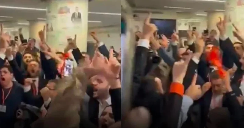 42 yıl sonra oda seçimini kazanan AKP li grup tekbirlerle kutladı Sözcü Gazetesi