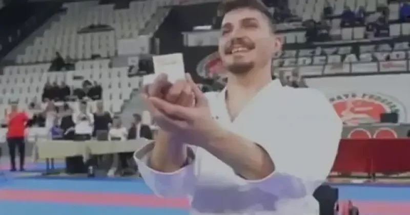 Tatamide Altın Madalya ve “Evet”: Türkiye Şampiyonası’na damga vuran evlilik teklifi