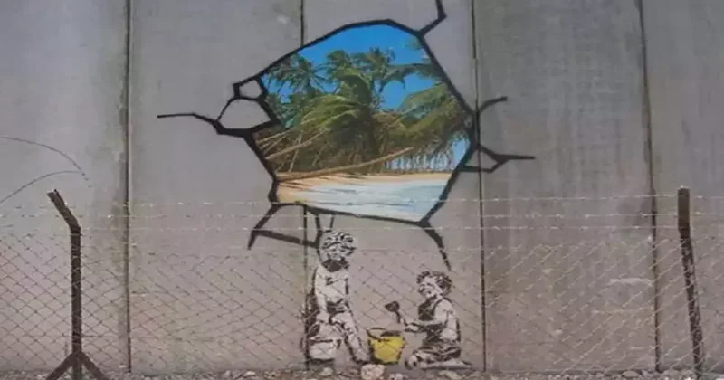 Gazze’deki duvar resimleriyle dünyayı sarsmıştı: Yıllardır gizlenen Banksy’nin kimliği ortaya çıktı!