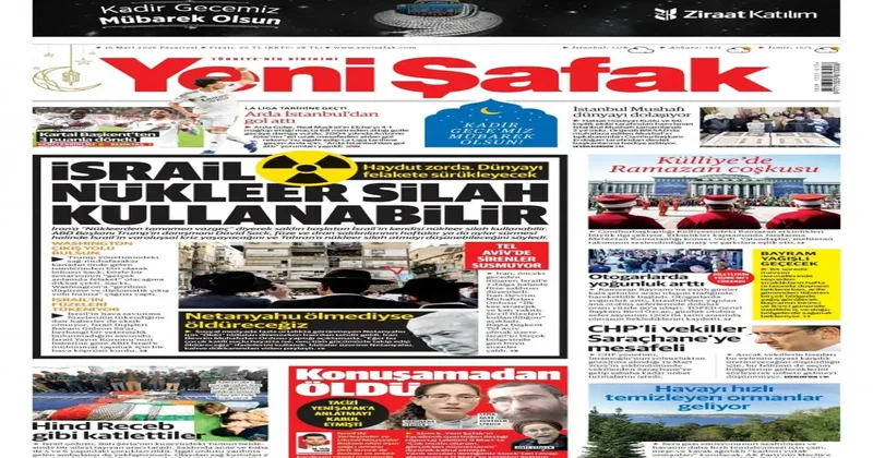 16 Mart Pazartesi gazete manşetleri 9 bin Türk dönüyor! Kanada vizeleri iptal etti