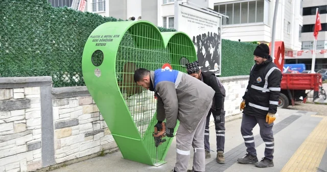 Atakum a doğa dostu geri dönüşüm kutuları Samsun Haberleri