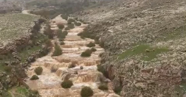 Yağışların ardından Emrud Şelalesinin debisi yükseldi Mardin Haberleri