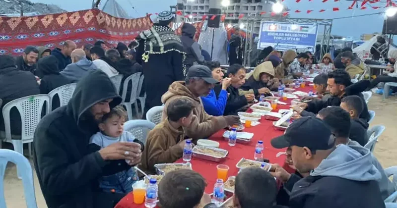 Esenler’den Gazze’ye 10 bin kişilik iftar sofrası