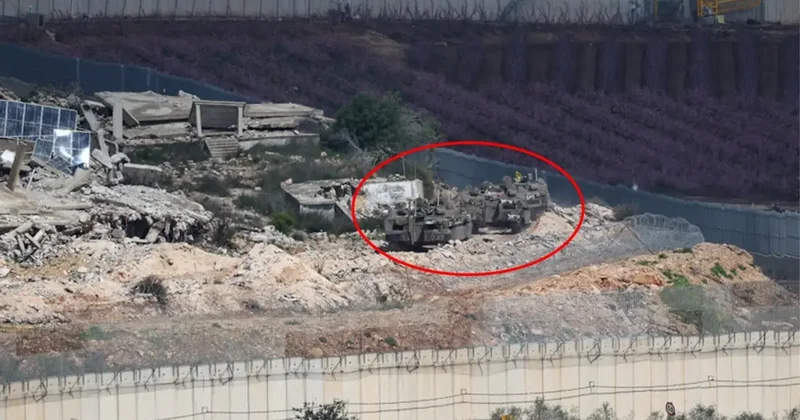 İsrail in Lübnan a düzenlediği kara harekatından ilk görüntü