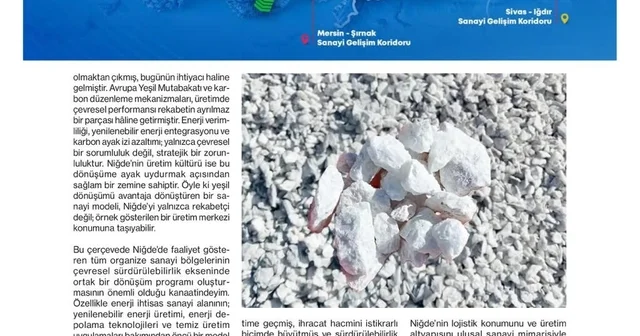 NÖHÜ Rektörü Hasan Uslu dan Niğde nin üretim potansiyeline dikkat çeken makale Niğde Haberleri