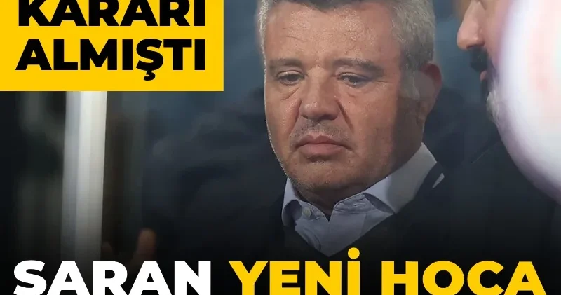 Sadettin Saran güvenemedi: Teknik direktör arayışları başladı