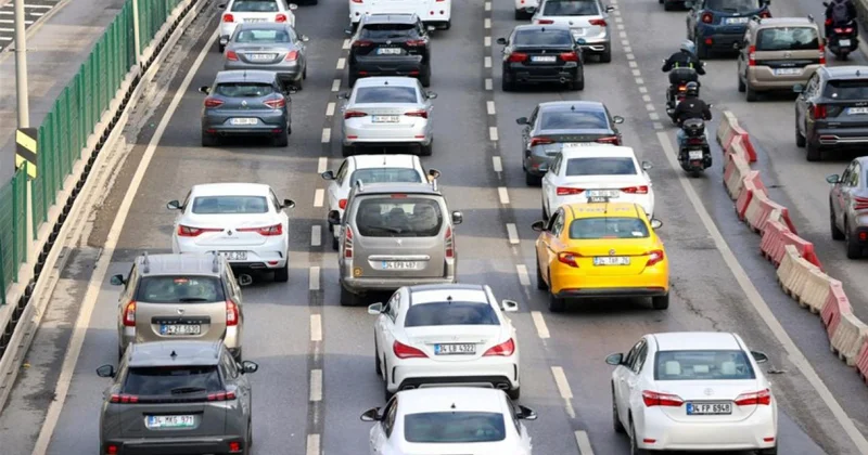 Trafikteki araç sayısı 117 bin 570 arttı
