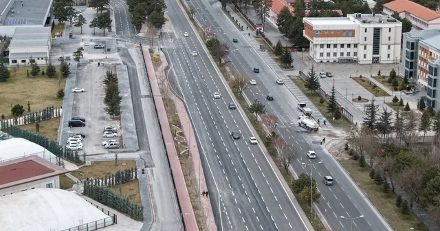 Kayseri de Talas Bulvarı ndaki yol çalışmaları tamamlandı Kayseri Haberleri