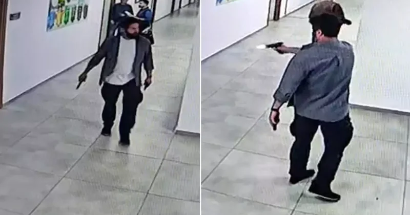 Kaymakamlık saldırganı katliama gelmiş! Görüntülerdeki detaya dikkat