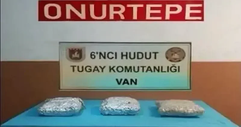 MSB: Van hudut hattında 4 kilo 60 gram uyuşturucu ele geçirildi Gündem Haberleri