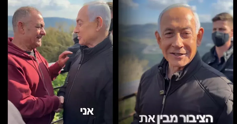 Kahveli paylaşımdan sonra Netanyahu dan yeni video!
