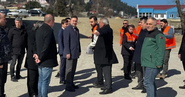 Ayancık ta kavşak çalışmaları Sinop Haberleri