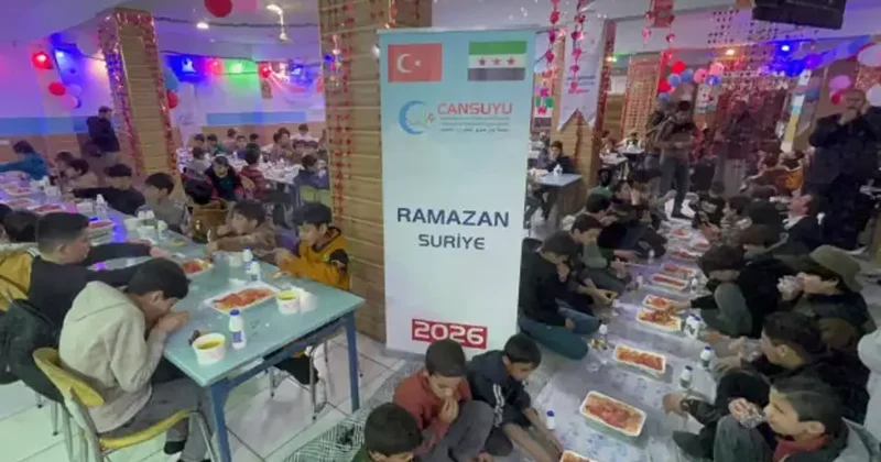 Ramazan ın Bereketi Afrin de Yetim Sofralarında Buluştu