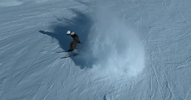 Türkiye nin en dik pisti Ejder; kar, güç ve adrenalin Erzurum Haberleri