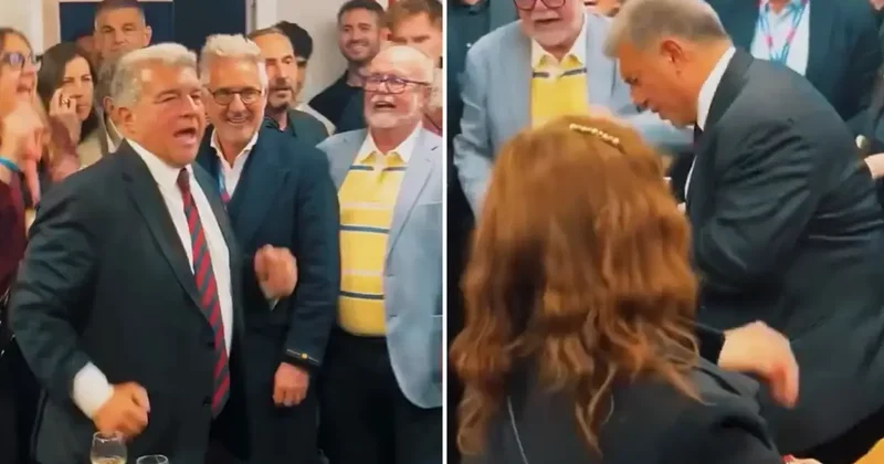 Seçimi kazanınca kendinden geçti