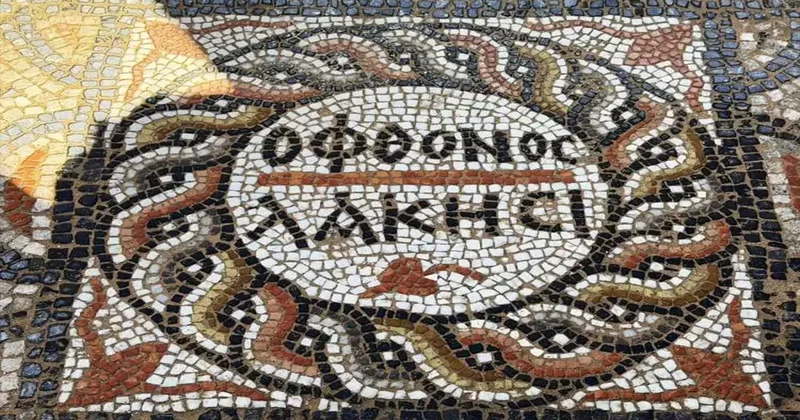 Arkeologları bile gülümsetti! 3 bin yıllık antik kentteki mozaikte şaşırtan yazı: Kıskanan çatlasın