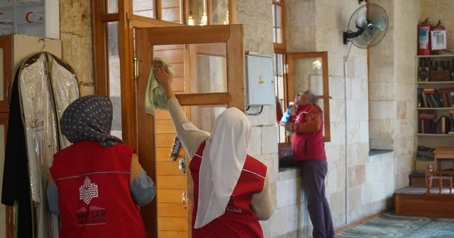 Gaziantep te vakıf eseri camiler Kadir Gecesi ve Ramazan Bayramı na hazır Gaziantep Haberleri