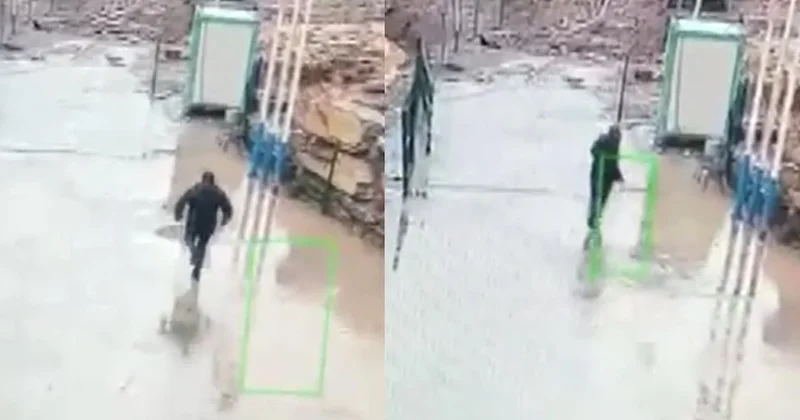 Ölümden kaçış kameraya böyle yansıdı Sözcü Gazetesi