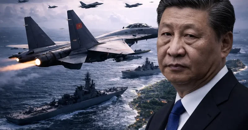 Çin den ABD ye tarihi rest! 26 savaş uçağı ve 7 savaş gemisiyle resmen meydan okudu
