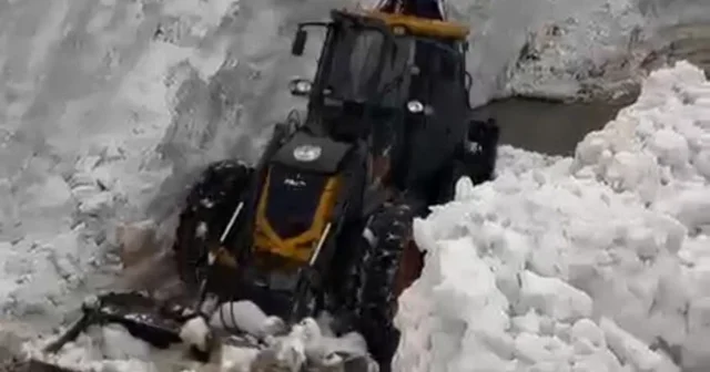 Bitlis te çığ ve heyelan meydana geldi Bitlis Haberleri