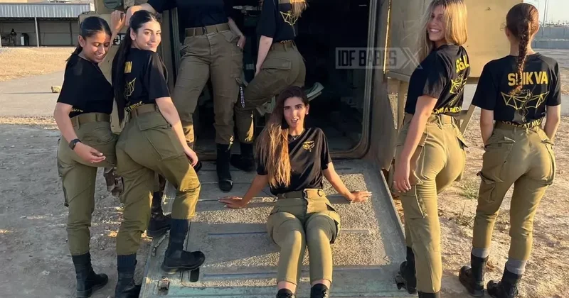 İsrailli kadın askerlerden olay paylaşım