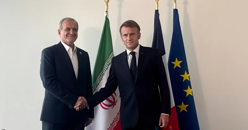 Pezeşkiyan ve Macron görüştü