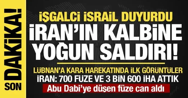 Son dakika...İsrail ordusundan İran’a geniş çaplı saldırı!