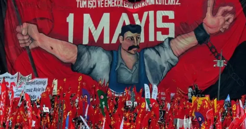 DİSK, KESK, TMMOB ve TTB 1 Mayıs ta bir kez daha Kadıköy de