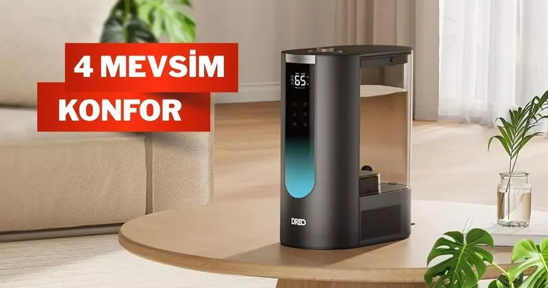 Evde daha sağlıklı bir hava için: Dreo nemlendiricide indirim var