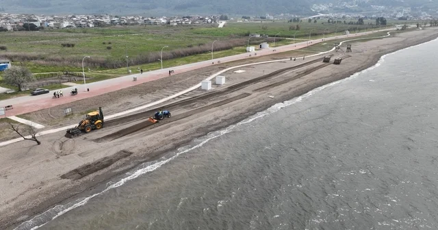 Plajlar yaza hazır hale getiriliyor Bursa Haberleri