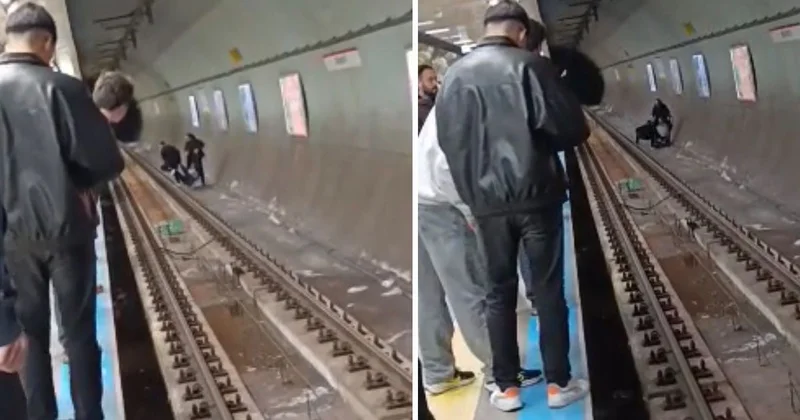 Kadıköy Metro da İntihar Girişimi