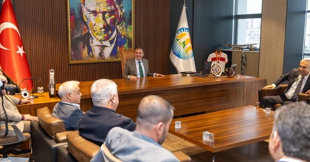 Mezitli de esnafla belediye el ele ekonomi için buluştu Mersin Haberleri