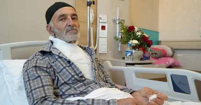 Yaşlı adamın tamir inadı kötü bitti: Borudan fışkıran suyla hastanelik oldu Erzurum Haberleri