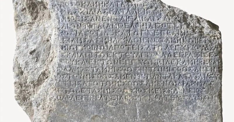 Marmaris te Antik Arazi Kira Sözleşmesi Bulundu