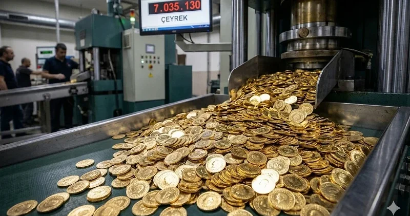 Darphane 3 ayda 5 milyonu aşkın altın bastı Ekonomi Haberleri