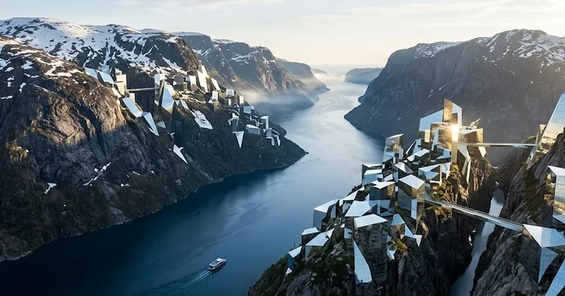 Vadilerin arasına görünmeyen koca bir şehir inşa ettiler Sözcü Gazetesi