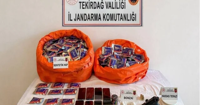 Tekirdağ merkezli uyuşturucu operasyonunda yakalanan 8 zanlı tutuklandı Tekirdağ Haberleri