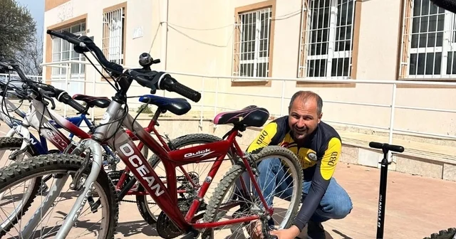 Denizli de köy okullarında pedallar yeniden dönüyor Denizli Haberleri
